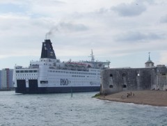 Arrival of Pride of Bilbao