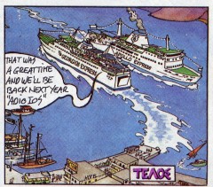 Cartoon of Georgios & Apollo Express