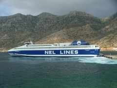 Aeolos Kenteris I moored at Sifnos Passenger Terminal