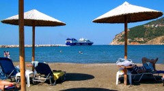 Relaxing On The Beach