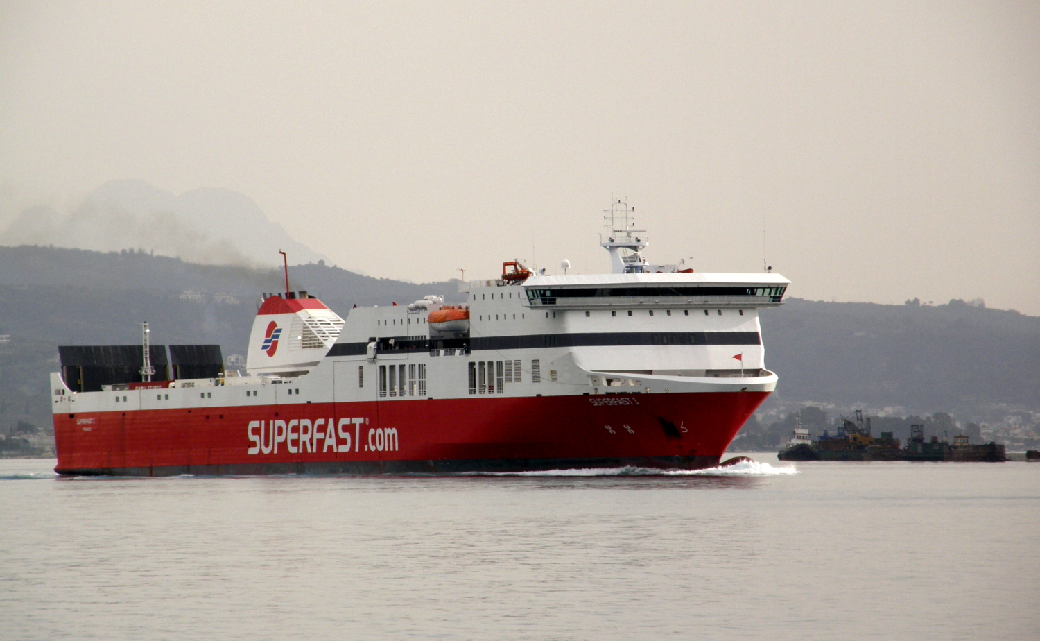 Superfast I Leaving Patra 070411 B - Superfast I (2008) - Shipfriends