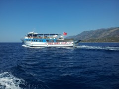 Kahramanlar 4 sailing from Kas, TK, 6 8 2012