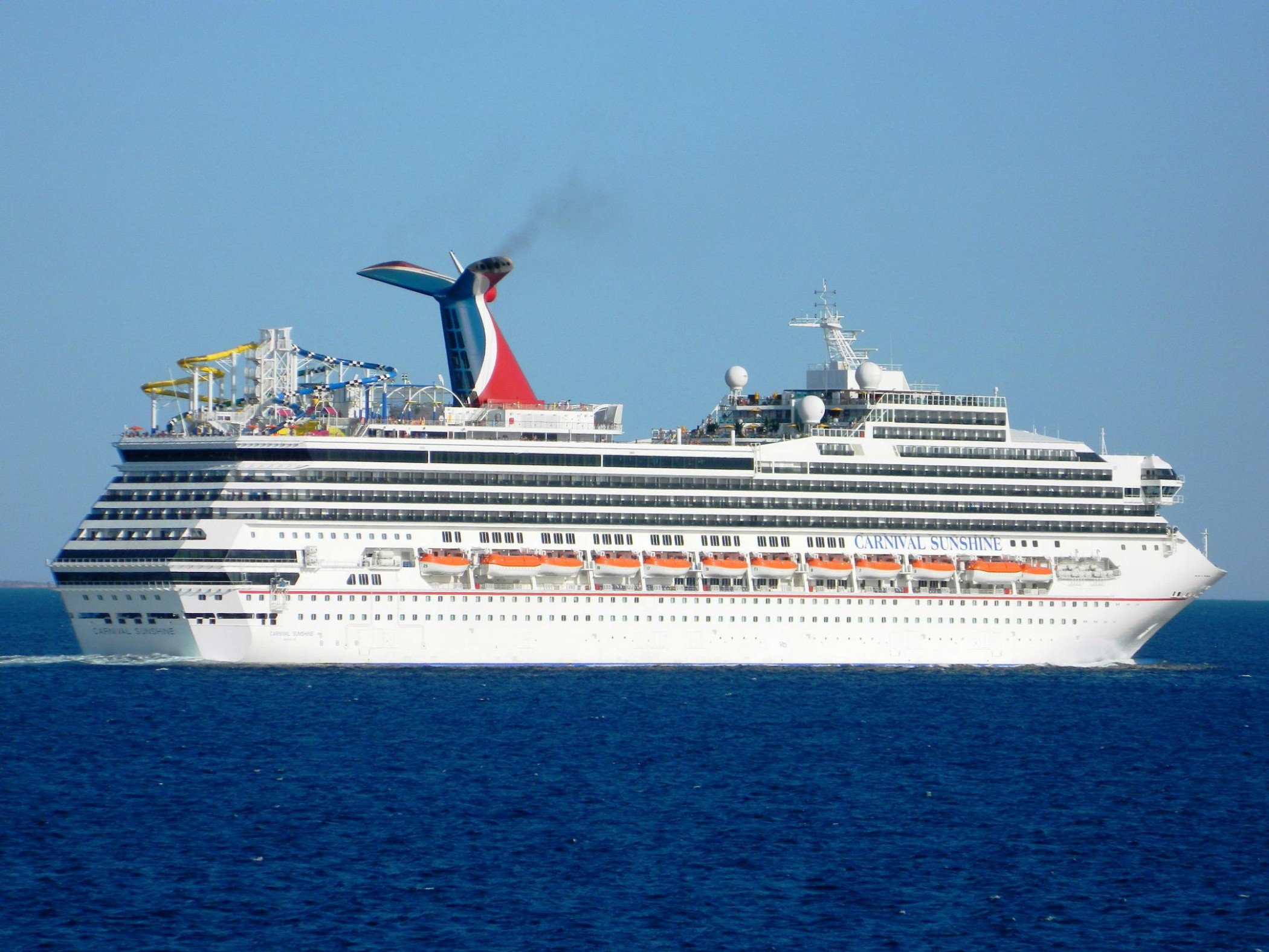 Carnival Sunshine off Piraeus - Carnival Sunshine - Shipfriends