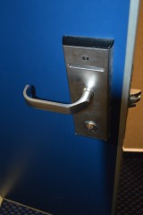 Cabin Door with both key/card system