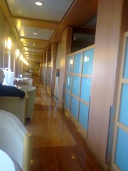 Blue Star 1 , Corridor next to AK 2 seats