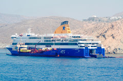 blue star patmos grounded at ios f