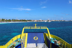 Ultracarga III Arriving to Isla Mujeres Garage Deck