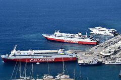 Fast Ferries Andros_Ekaterini P_Naxos Jet_31-08-18_Mykonos