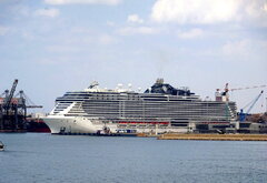 MSC SEASIDE at Taranto port 18.8.2021