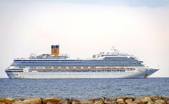 COSTA FORTUNA AT CIVITAVECCHIA ANCHORAGE